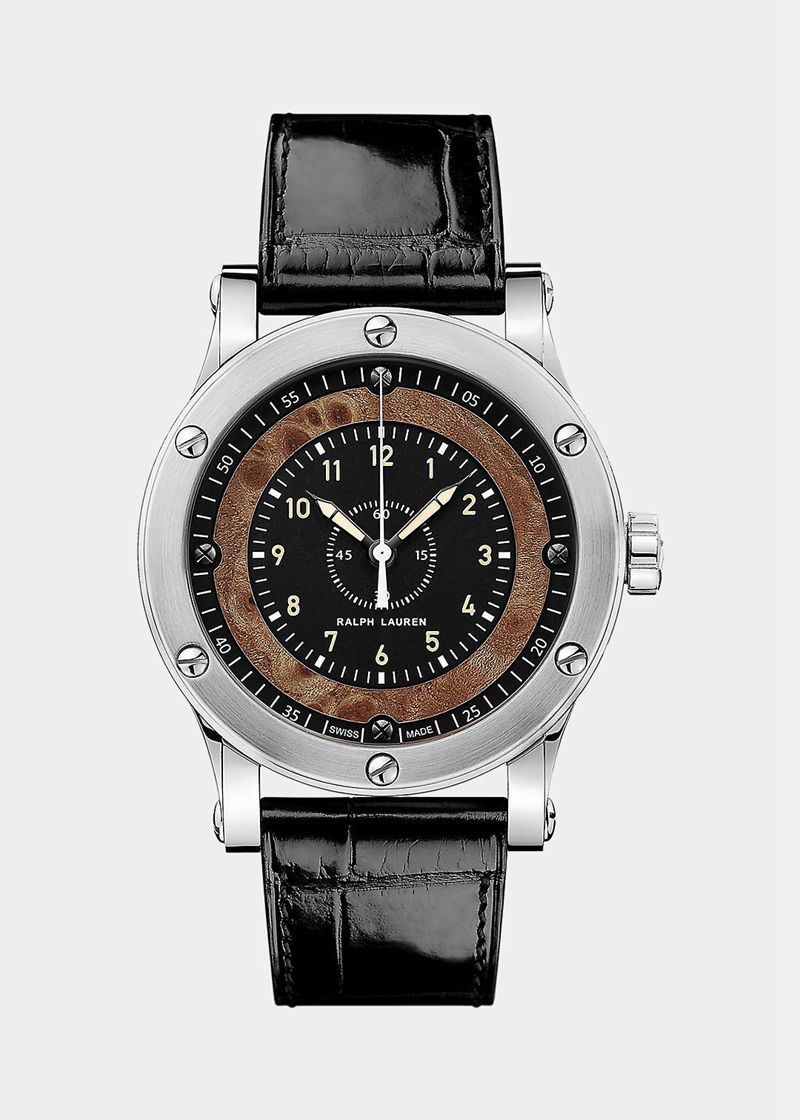 Relojes Ralph Lauren Hombre 39 Mm Chronometer Steel Chile Negras OGPHK-0245